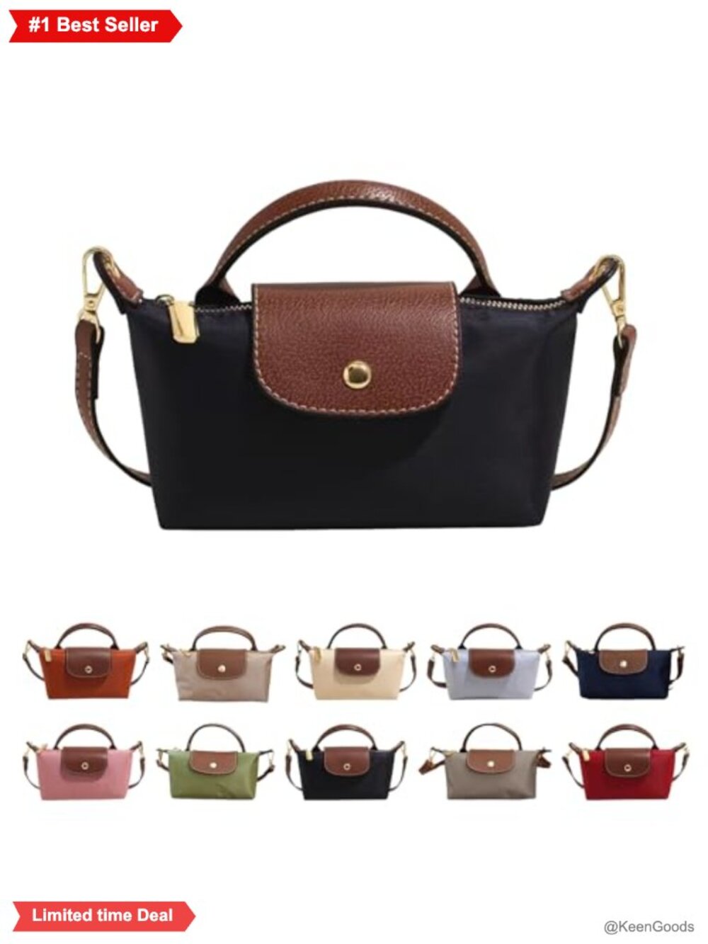 Mini Crossbody PU Leather Shoulder Bag for Women Adjustable Strap